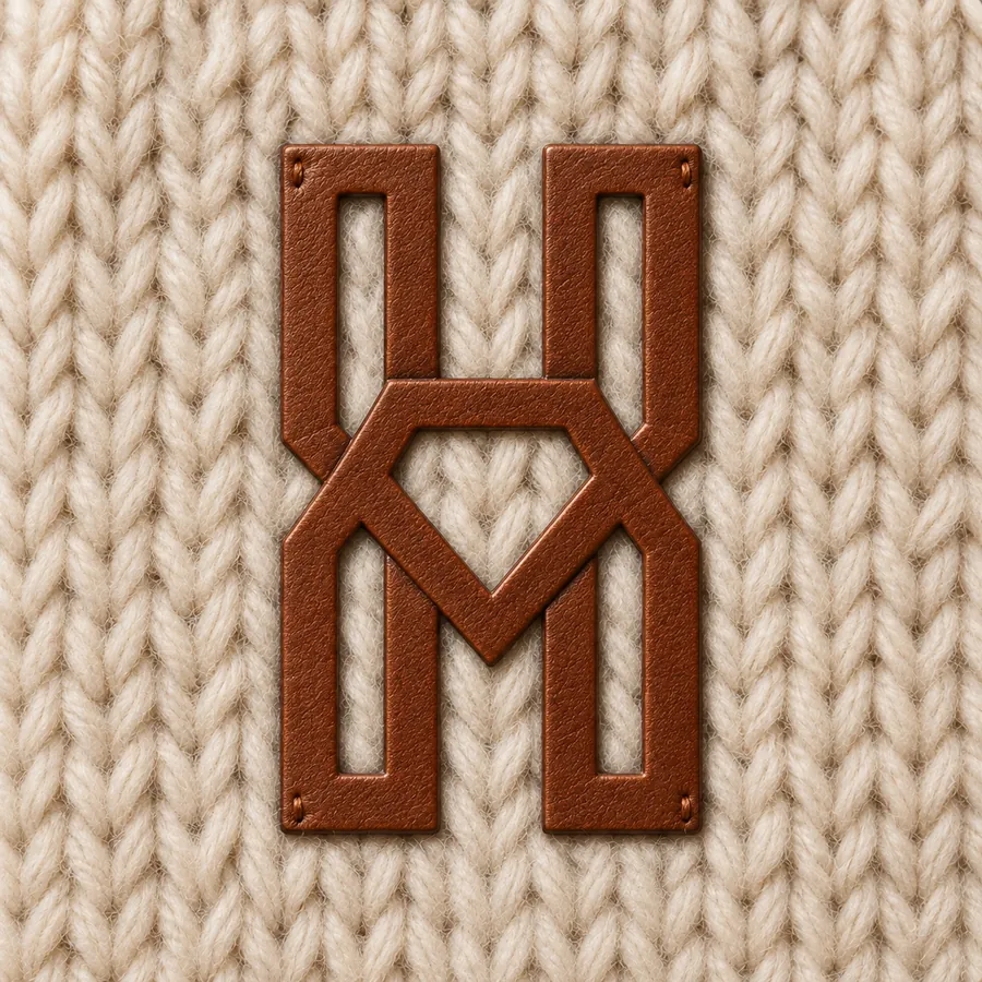 3D Leather Badges