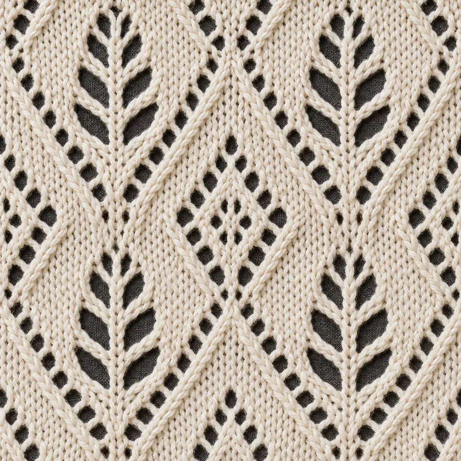 Hand-Knit-Look Pointelle