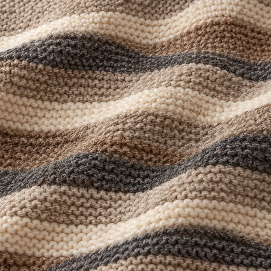 Purl-Wave Stripes